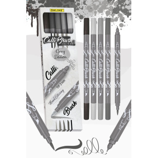Calli.Brush Set Grey Edition