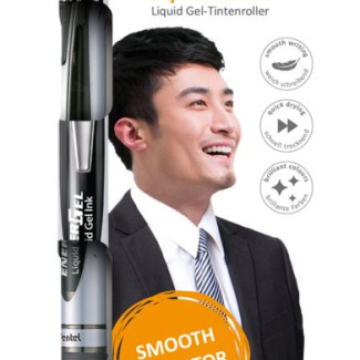 Pentel zselés rollertoll szett EnerGel 0,35 mm 4 db-os - fekete, kék, piros, zöld