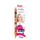 Pentel zselés rollertoll szett EnerGel 0,35 mm 4 db-os - narancs, pink, világoskék, lila Pentel zselés rollertoll szett EnerGel 0,35 mm 4 db-os - narancs, pink, világoskék, lila
