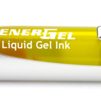 Pentel zselés rollertoll EnerGel 0,35 mm - sárga Pentel zselés rollertoll EnerGel 0,35 mm - sárga