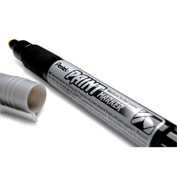 Pentel lakkmarker kerek hegyű 2,0 mm - ezüst 