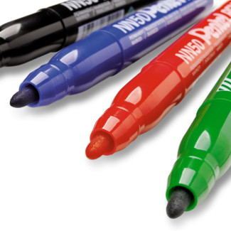 Pentel kerekhegyű alkoholos marker 1,5 mm - piros