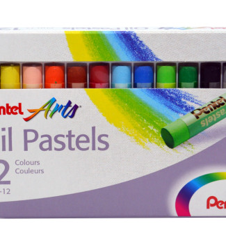 Pentel olajpasztell kréta 12 szín 