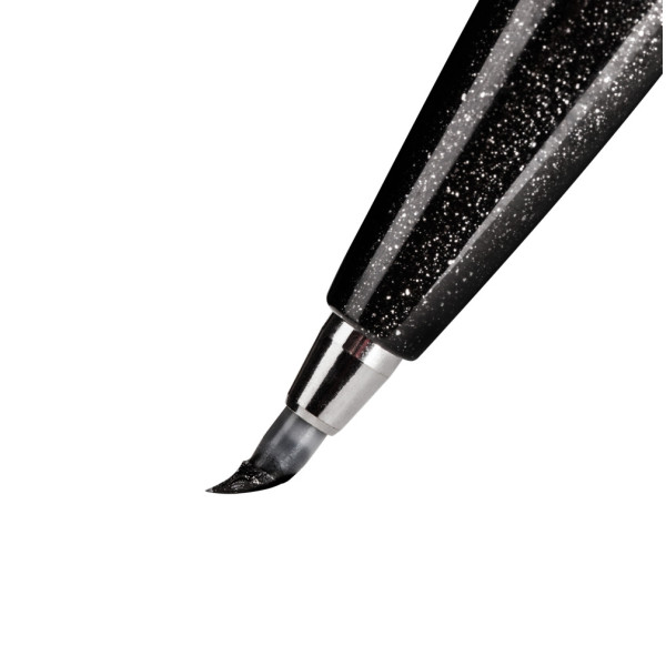 Pentel Brush Sign Pen kalligrafikus hajlékony hegyű ecsettoll - fekete 