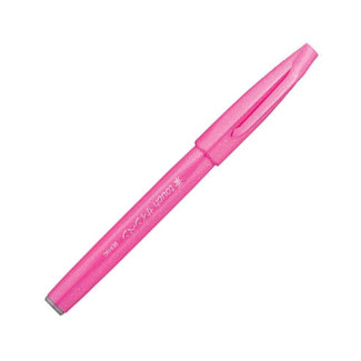 Pentel Brush Sign Pen kalligrafikus hajlékony hegyű ecsettoll - pink 