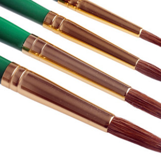 Iskolai ecset, kerek, természetes szőrű - Royal, 10-es méret