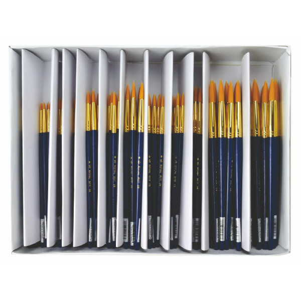 Iskolai ecset, kerek, szintetikus Gold Taklon - Royal, 8-as méret