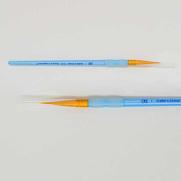 Hegyes kerek ecset, Gold Taklon szőrrel 6-os méret