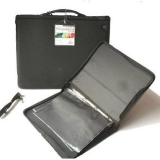 Cipzáras esőálló vízálló műanyag bemutató mappa (irattartó, rajzlaptartó, genothermes mappa) - Royal & Langnickel - A2, 66x49x4 cm