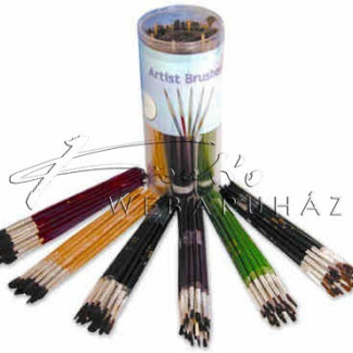 Természetes szőrű Camel hobby ecsetkészlet, lapos, méretek 1-2-3-4-5-6