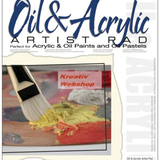 Akril- és olajfestő tömb ROYAL - 23x30,5 cm, 22 lap, 200gr