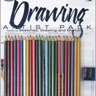 Rajzkészlet színes ceruzákkal - 23x30,5cm - 26 részes készlet Rajzkészlet színes ceruzákkal - 23x30,5cm - 26 részes készlet