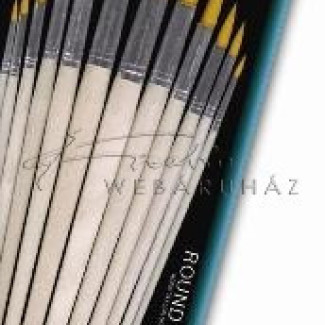 Ecsetkészlet - 12 db-os hegyes kerek - Royal Gold Taklon művészecsetek