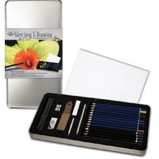 Színes rajzkészlet - Deluxe fém dobozban - Royal - 24db Színes rajzkészlet - Deluxe fém dobozban - Royal - 24db