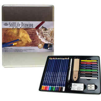 Csendélet rajzolás készlet - Fémdobozos ajándékkészlet - Royal Csendélet rajzolás készlet - Fémdobozos ajándékkészlet - Royal