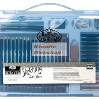 Nagy rajzkészlet, 44 részes - Ajándék táskával