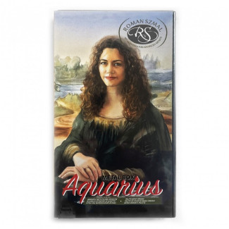 Akvarell művészkészlet, fémdobozban, szilkés - Mona Omrani válogatás, 28 színű - Roman Szmal Aquarius
