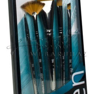 Művészecset készlet "ZEN 5" vegyes ecsetkészlet széles laposecsettel