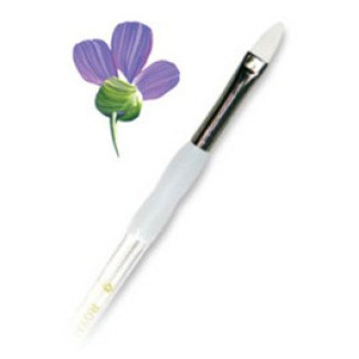 Ecset, Soft Grip fehér szintetikus ecset macskanyelv ecset 8