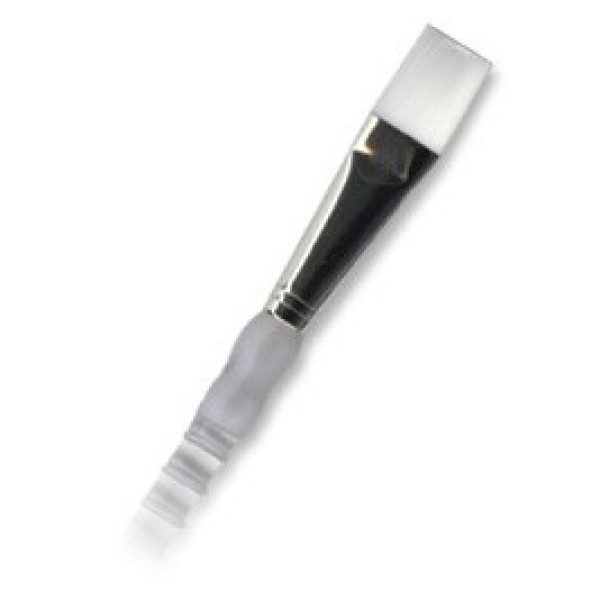 Ecset, Soft Grip hosszú nyelű hófehér lapos ecset 12 Ecset, Soft Grip hosszú nyelű hófehér lapos ecset 12