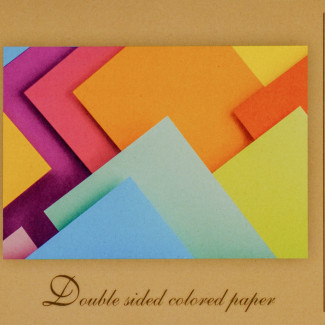 Gold Színes A4-es ragasztott füzet, 80gr 16 színű - A4