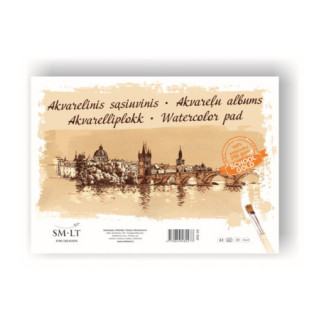 Akvarellfüzet GOLD iskolásoknak (142) A3, 200 gr, 10 lap