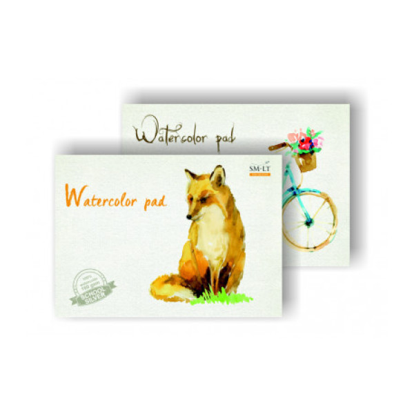 Akvarellfüzet SILVER iskolásoknak A3, 160 gr, 20 lap