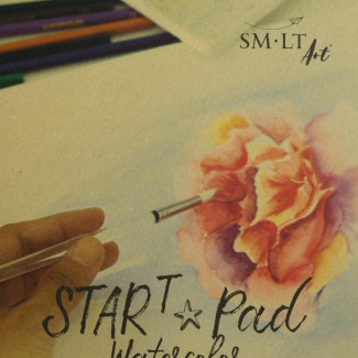 Akvarelltömb - SMLT START Pad Watercolor 240gr, 20 lapos A3