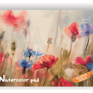 Akvarellfüzet GOLD iskolásoknak A3, 200 gr, 20 lap