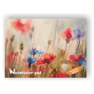 Akvarellfüzet GOLD iskolásoknak A3, 200 gr, 20 lap