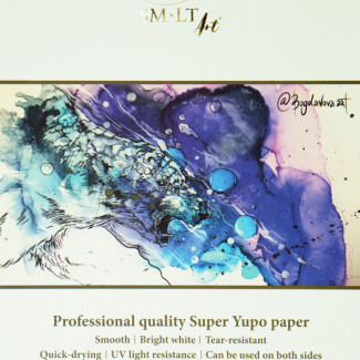 YUPO Markertömb - Eredeti YUPO papírból készült SMLT Marker Pad PRO, ragasztott, 200gr 10 lapos A3