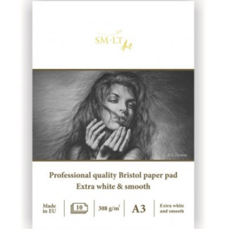 SMLTArt Pofessional Bristol Rajztömb 308g 10 lapos A3 SMLTArt Pofessional Bristol Rajztömb 308g 10 lapos A3