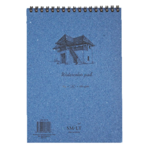 Akvarelltömb - SMLT Watercolor authenticpad A5 280g 20 lapos