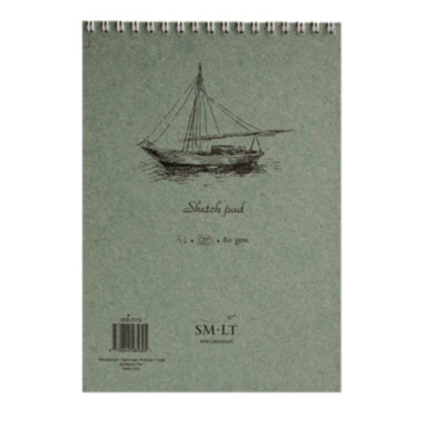 Vázlattömb - SMLT Sketch Pad - Fehér, 90gr, 70 lapos A5 Vázlattömb - SMLT Sketch Pad - Fehér, 90gr, 70 lapos A5