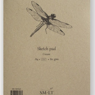 Vázlattömb - SMLT Sketch Pad - Krémszínű, 80gr, 70 lapos A5