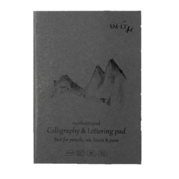 Kalligráfiatömb - SMLT Calligraphy - Lettering Pad, 100g, 50 lapos, A5 Kalligráfiatömb - SMLT Calligraphy - Lettering Pad, 100g, 50 lapos, A5