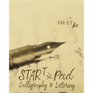 Kalligráfia tömb, Pontozott - SMLT Start Pad, Calligraphia - Lettering, 90gr 30 lapos A5