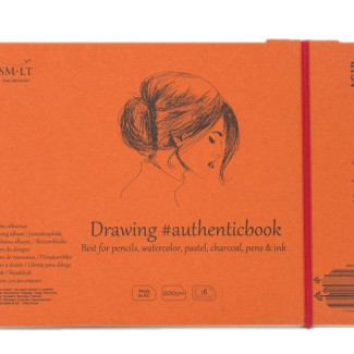 Vázlat- és festőtömb - SMLT Drawing authenticbook - Mixed Media 200gr, 18 lapos, 17,6x24,5cm Vázlat- és festőtömb - SMLT Drawing authenticbook - Mixed Media 200gr, 18 lapos, 17,6x24,5cm