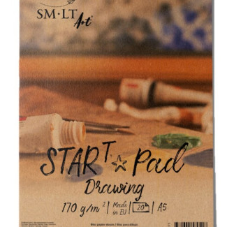 Rajztömb - SMLT START PAD, spirálos 170gr, 20 lapos A5 spirálos
