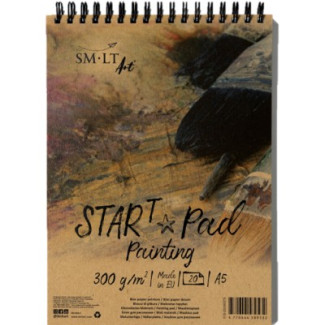 Festőtömb - SMLT START Painting Pad, spirálos, 300gr, 20 lapos A5 spirálos Festőtömb - SMLT START Painting Pad, spirálos, 300gr, 20 lapos A5 spirálos