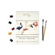 Akvarelltömb - SMLTArt Professional Watercolor 300gr, 100% pamut, érdes felületű - 10 lapos művésztömb A4-es méretű
