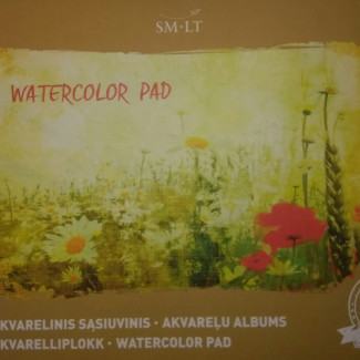 Akvarellfüzet GOLD iskolásoknak (140) A4, 200 gr, 10 lap