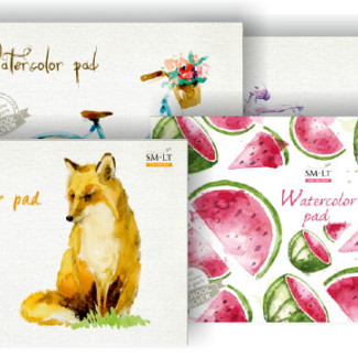 Akvarellfüzet SILVER iskolásoknak (144) A4, 160 gr, 20 lap