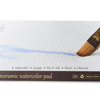 Akvarelltömb - SMLT Watercolor 260gr, 20 lapos művésztömb 40x20cm méretű