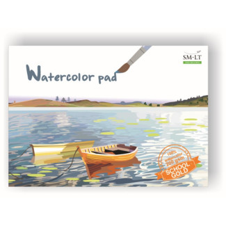 Akvarellfüzet GOLD iskolásoknak (141) A4, 200 gr, 20 lap