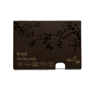Bristol vázlatkártyák dobozban - SMLT Bristol haikucards - 308gr, 12 lapos, A5