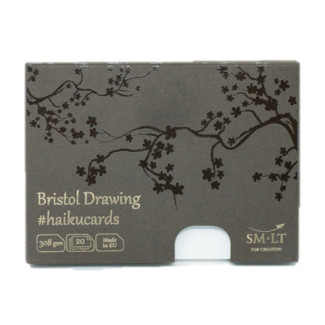 Bristol vázlatkártyák dobozban - SMLT Bristol haikucards - 308gr, 20 lapos, 14,7x10,6cm
