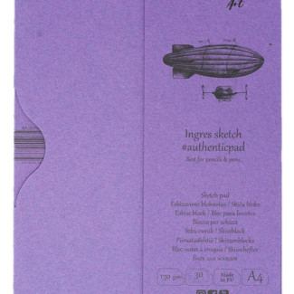 Pasztellelltömb mappában - SMLT Ingres Sketch Pad 130gr, 30 lapos, A4 - Kifutó termék
