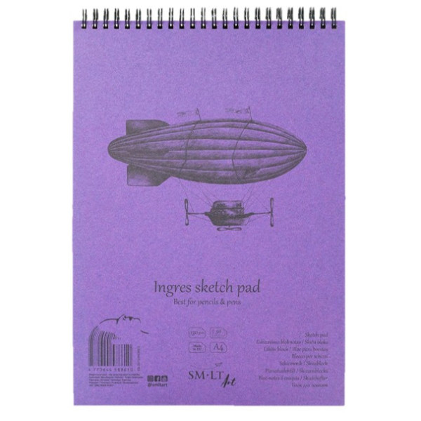 Pasztelltömb - SMLT Ingres Authentic 130gr - 30 lapos A4