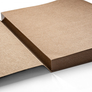 Vázlattömb - SMLT Sketch Pad Authenticpad - Natúr barna, 135 gr, 80 lapos A4, ragasztott